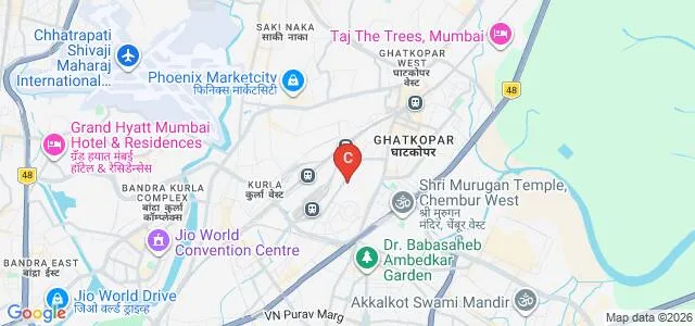 Somaiya Sports Academy, Somaiya Vidyavihar University, Mumbai Map