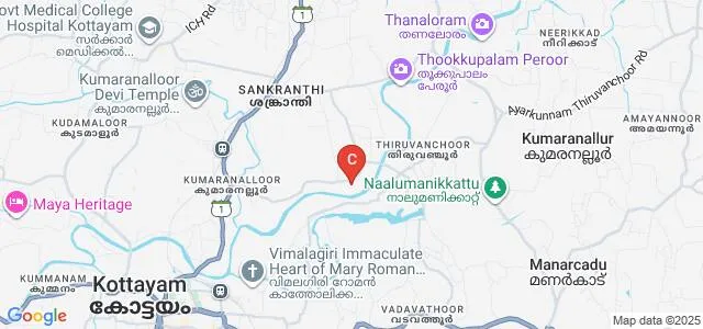 Mangalam School of Architecture and Planning, Kottayam Map