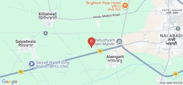 Maharaja Aggarsain Institute of Technology, Abohar Map