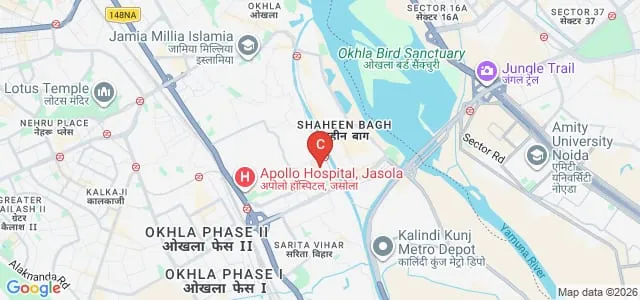 Action For Autism National Centre For Autism India, New Delhi Map