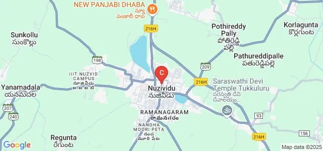 Dharma Apparao College, Nuzvid Map