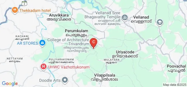 CAT College of Architecture, Trivandrum Map