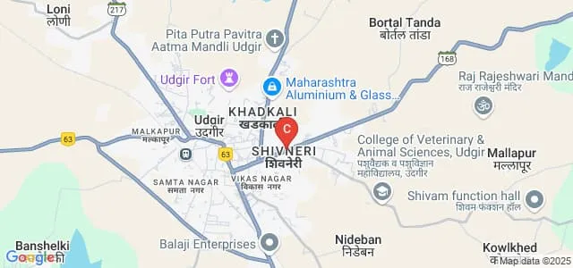 Sant Tukaram Law College, Udgir Map