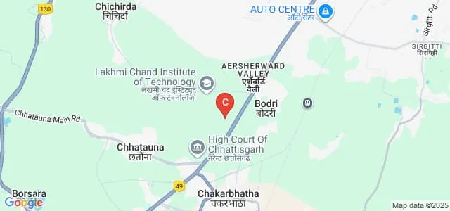 Triveni Institute of Dental Sciences Hospital and Research Centre, Bilaspur Map
