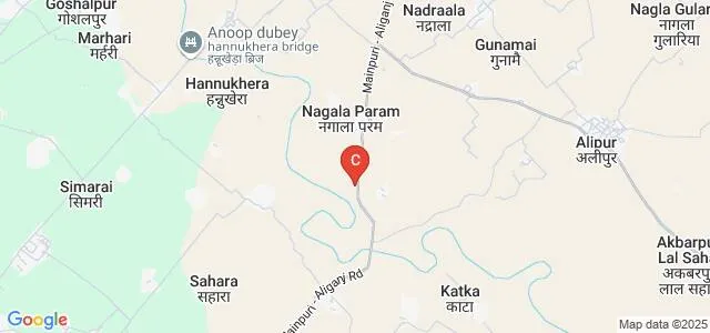 Shree Jagveer Singh Chauhan Smrati Mahavidyalaya, Etah Map