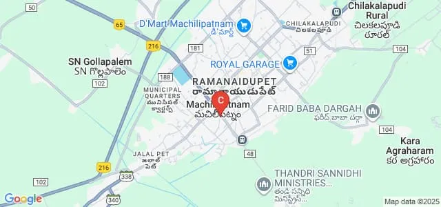 Sri Bala Sai Degree College, Machilipatnam Map