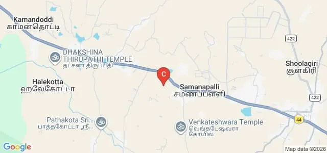 Er Perumal Manimekalai College of Engineering, Hosur Map