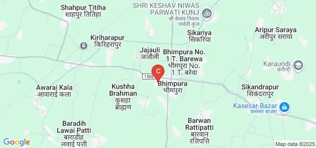 Kanhaiya Smarak Mahavidyalaya, Ballia Map