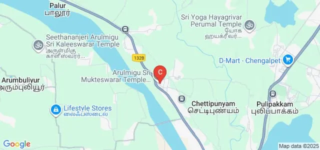 Pattammal Alagesan College of Arts and Science, Kanchipuram Map