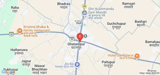 Sant Viragi Baba Mahavidyalaya, Ghatampur Map
