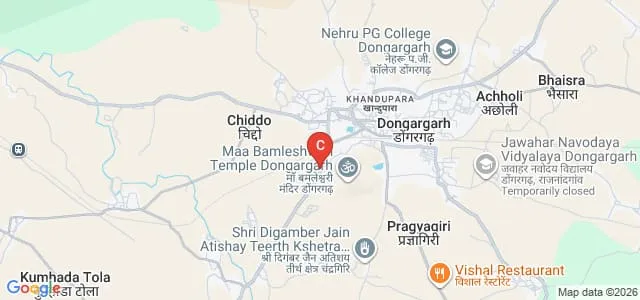 Government Nehru PG College, Dongargarh Map