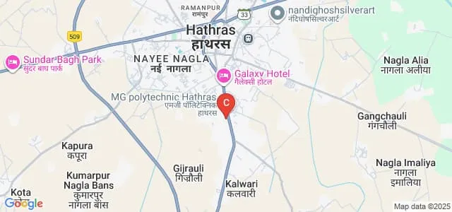 MG Polytechnic, Hathras Map