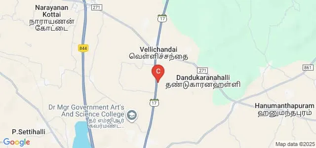 Sri Moogambigai Polytechnic College, Dharmapuri Map