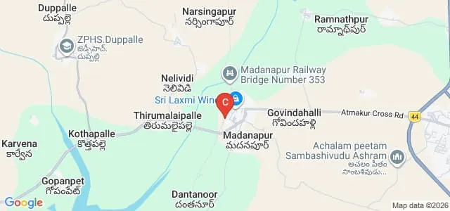 Sharvani College of Elementary Teacher Education, Mahabubnagar Map