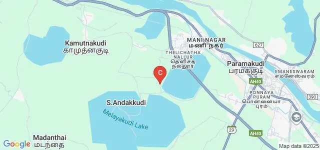 Alagappa University Model Constituent College of Arts and Science, Paramakudi Map