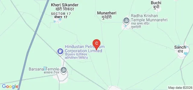 Maharaja Aggarsain College of Education, Pundri Map