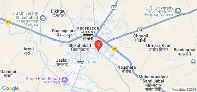 Suman Prakash Mahavidyalaya, College of Pharmacy, Firozabad Map