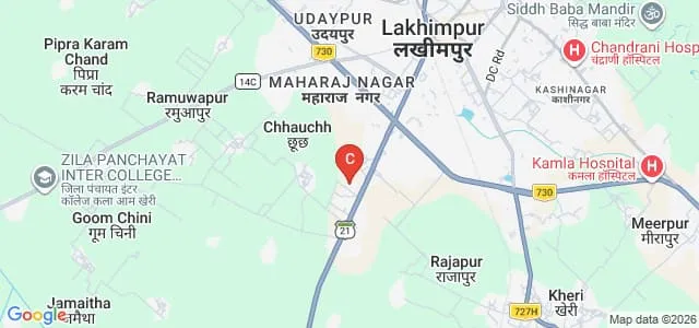 Royal Prudence Degree College, Lakhimpur Kheri Map