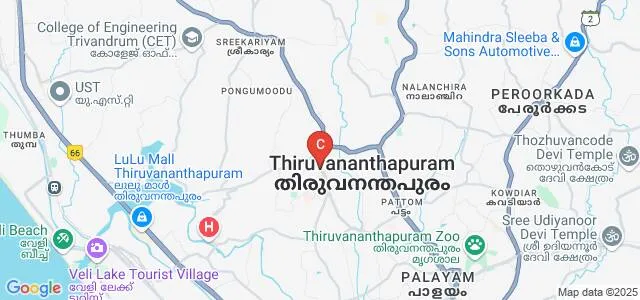 Government Dental College, Thiruvananthapuram Map