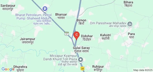 Sri Ramashankar Bal Gopal Mahavidyalaya, Ghazipur Map