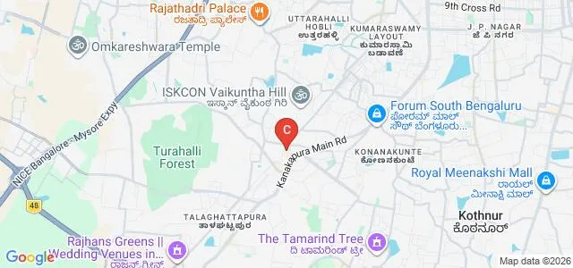 Hillside College of Nursing, Bengaluru Map