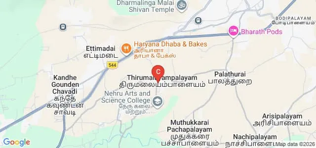 Nehru College of Management, Coimbatore Map