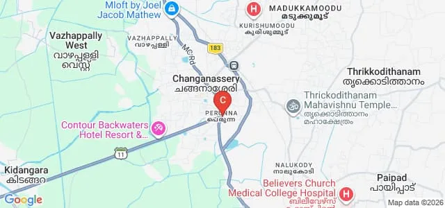 NSS Training College, Changanacherry Map