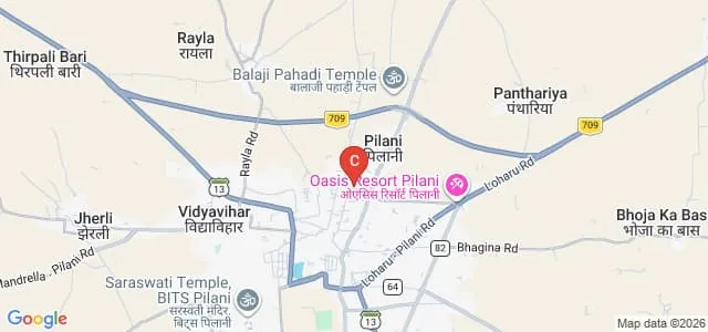 Shadi Lal Kataria Memorial Women Teachers Training College, Pilani Map