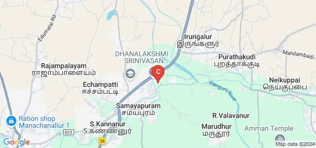 Dhanalakshmi Srinivasan Institute of Technology, Tiruchirappalli Map