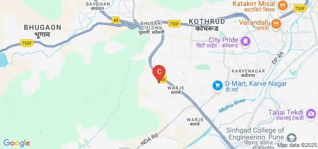 Rasiklal M Dhariwal Sinhgad Technical Institutes Campus, Pune Map