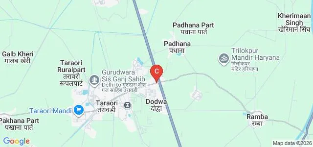 Minerva College of Education, Karnal Map