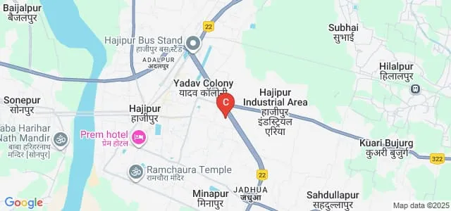 CRK Polytechnic College, Hajipur Map