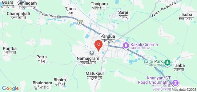 Pandua College of Education, Hooghly Map