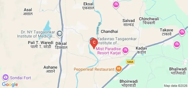 Yadavrao Tasgaonkar Polytechnic, Karjat Map