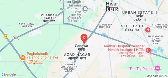 Arya College of Education, Rohtak Map