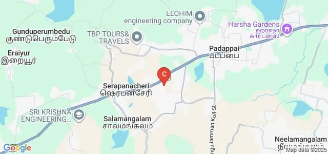 Thirumagal Polytechnic College, Kanchipuram Map