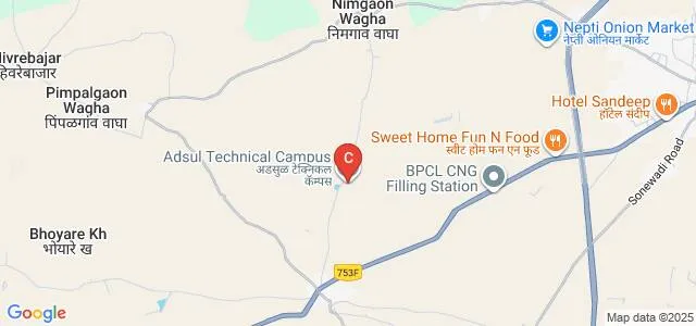 SAU Sundarbai Manik Adsul Polytechnic, Ahmednagar Map