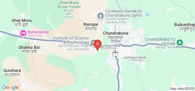 Institute of Science and Technology, Paschim Medinipur Map