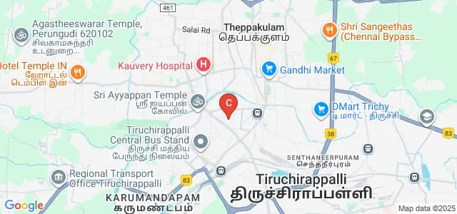 Child Jesus College of Nursing, Tiruchirappalli Map