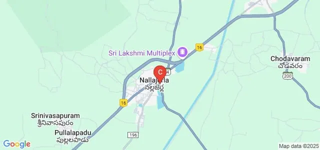 AKRG Degree College, Nallajerla Map