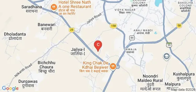 SMS Mahila Shikshak Prashikshan Mahavidyalaya, Beawar Map