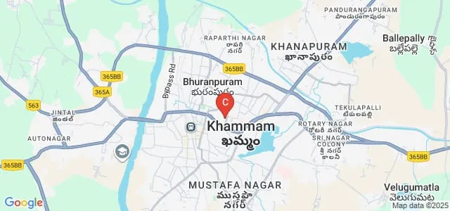 Priyadarshini Degree College, Khammam Map