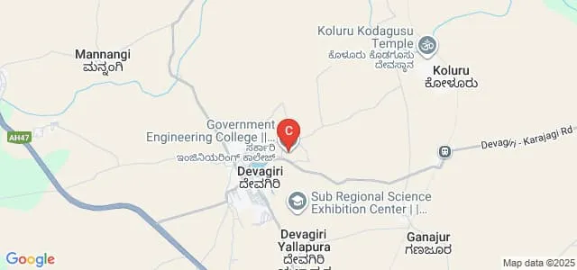Government Engineering College, Haveri Map