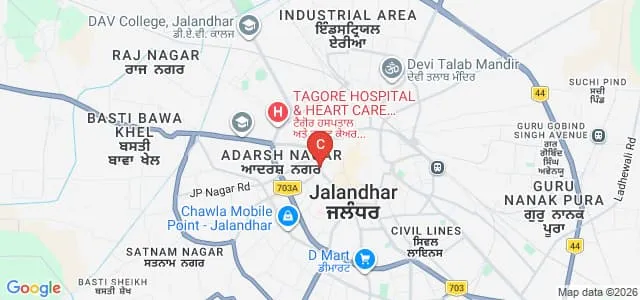 Lyallpur Khalsa College, Jalandhar Map