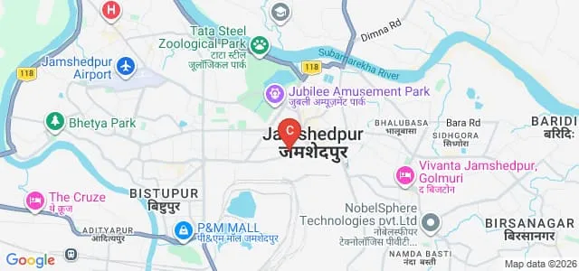 The Graduate School College for Women, Jamshedpur Map