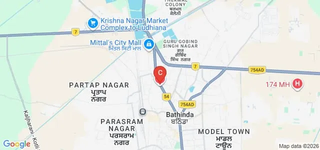 Malwa College of Physical Education, Bathinda Map