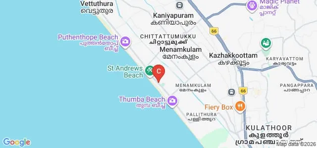 St Xavier's College, Thumba Map