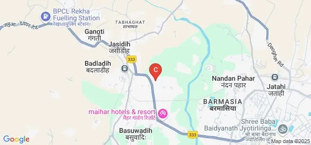 Dr Jagannath Mishra College, Jasidih Map
