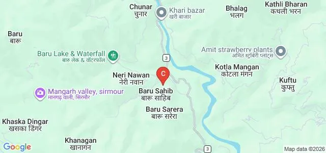 Akal College of Engineering and Technology, Sirmour Map