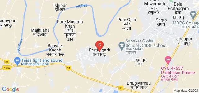 Jyotiraditya Institute of Technology Management and Research, Pratapgarh Map